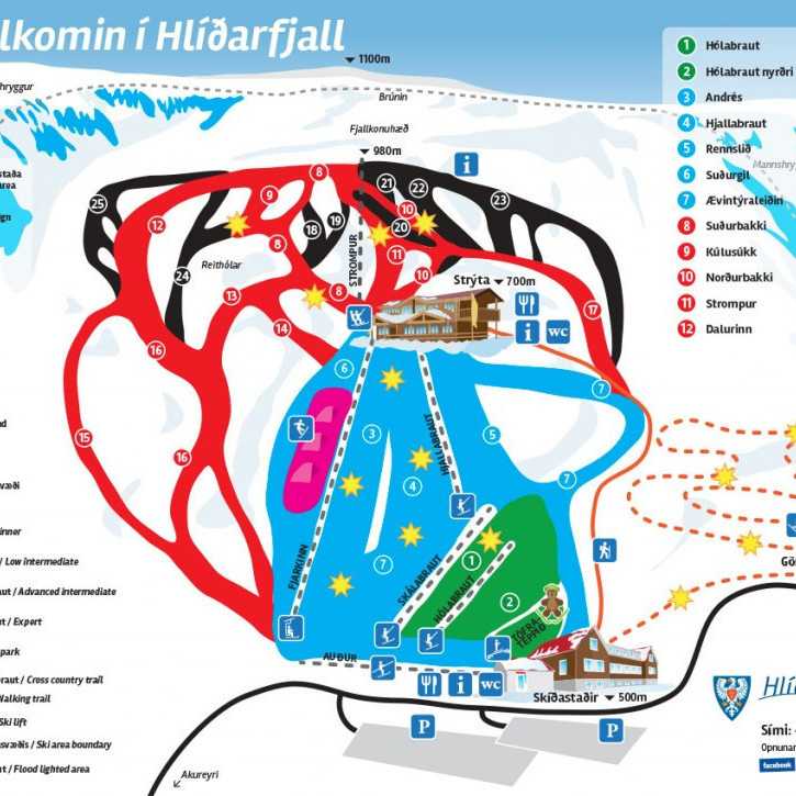 hlidarfjall-yfirlitskort