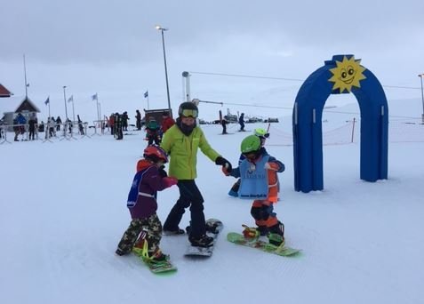Skíða- og brettaskóli laugardaginn 9. janúar frá kl. 09:30 til 11:30 og sunnudaginn 10. janúar frá k…