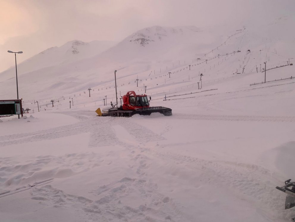 The ski area will open the 18th of December