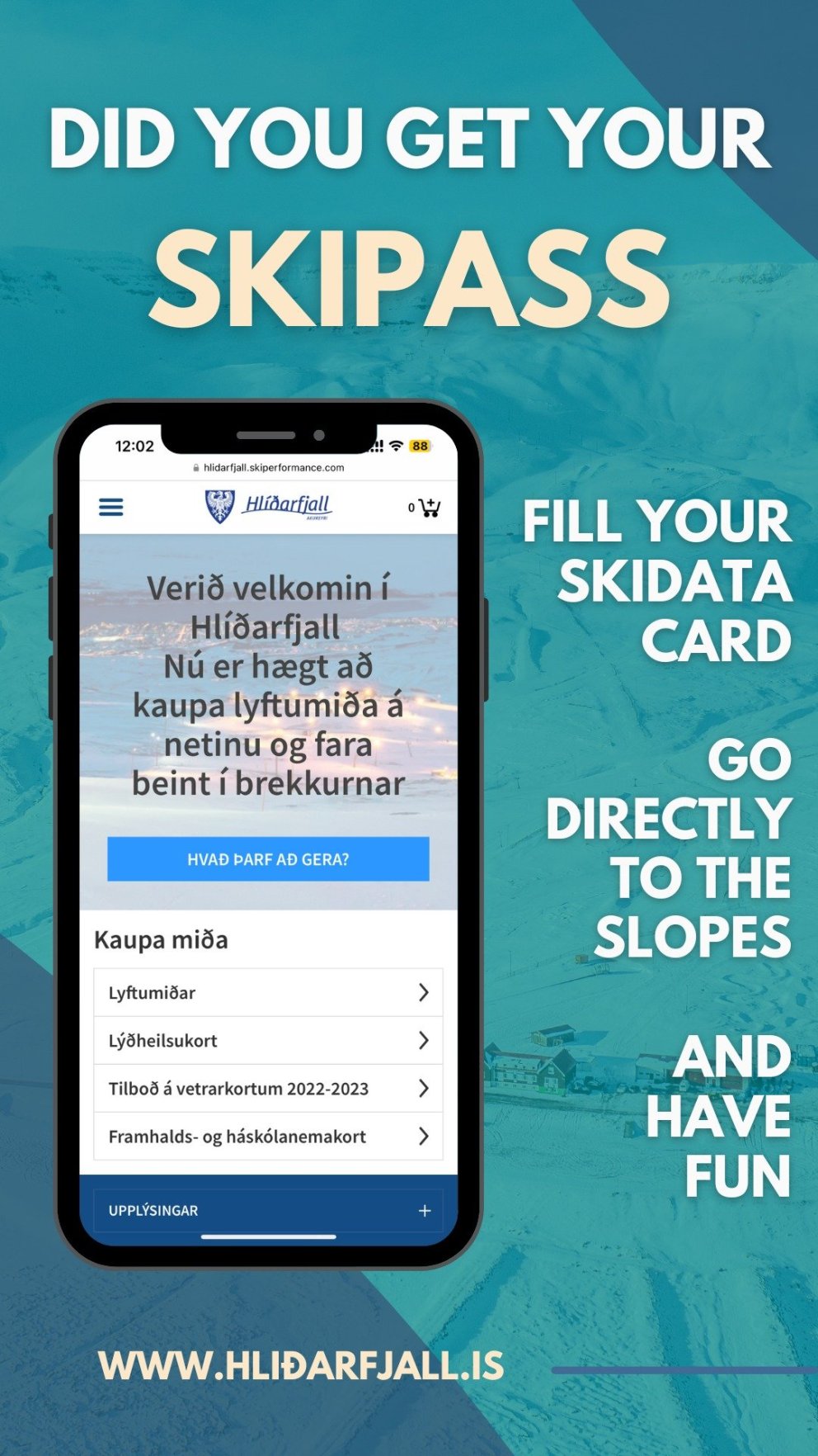 Online ticket sale available