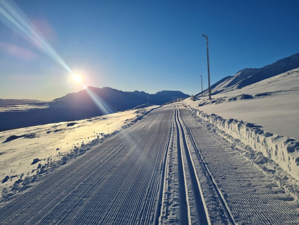 Spor lagt í Skíðagöngubraut