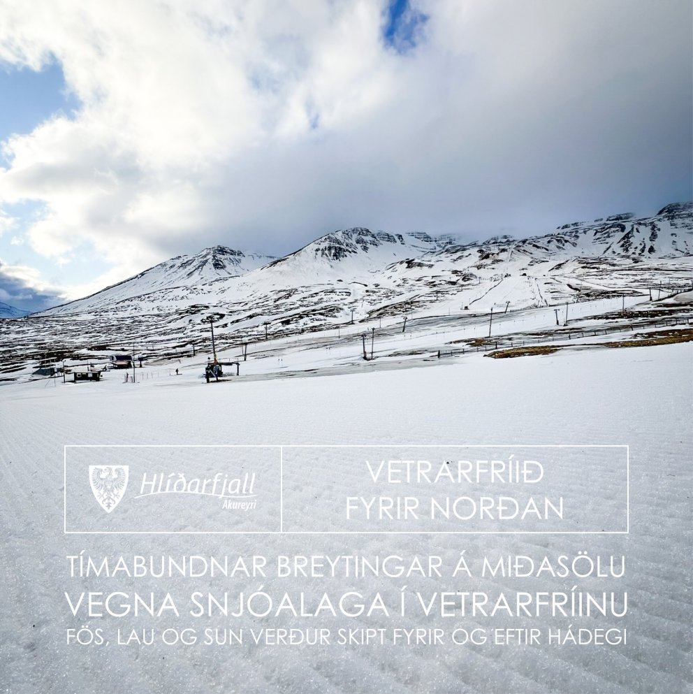 Fréttir varðandi vetrarfríin