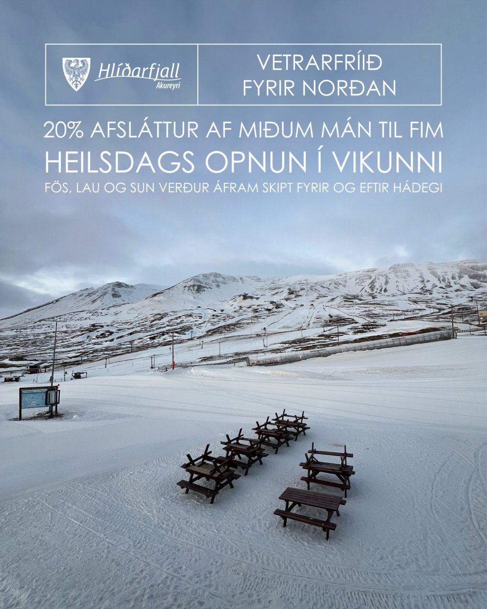 Vetrarfrí í Hlíðarfjalli 2025