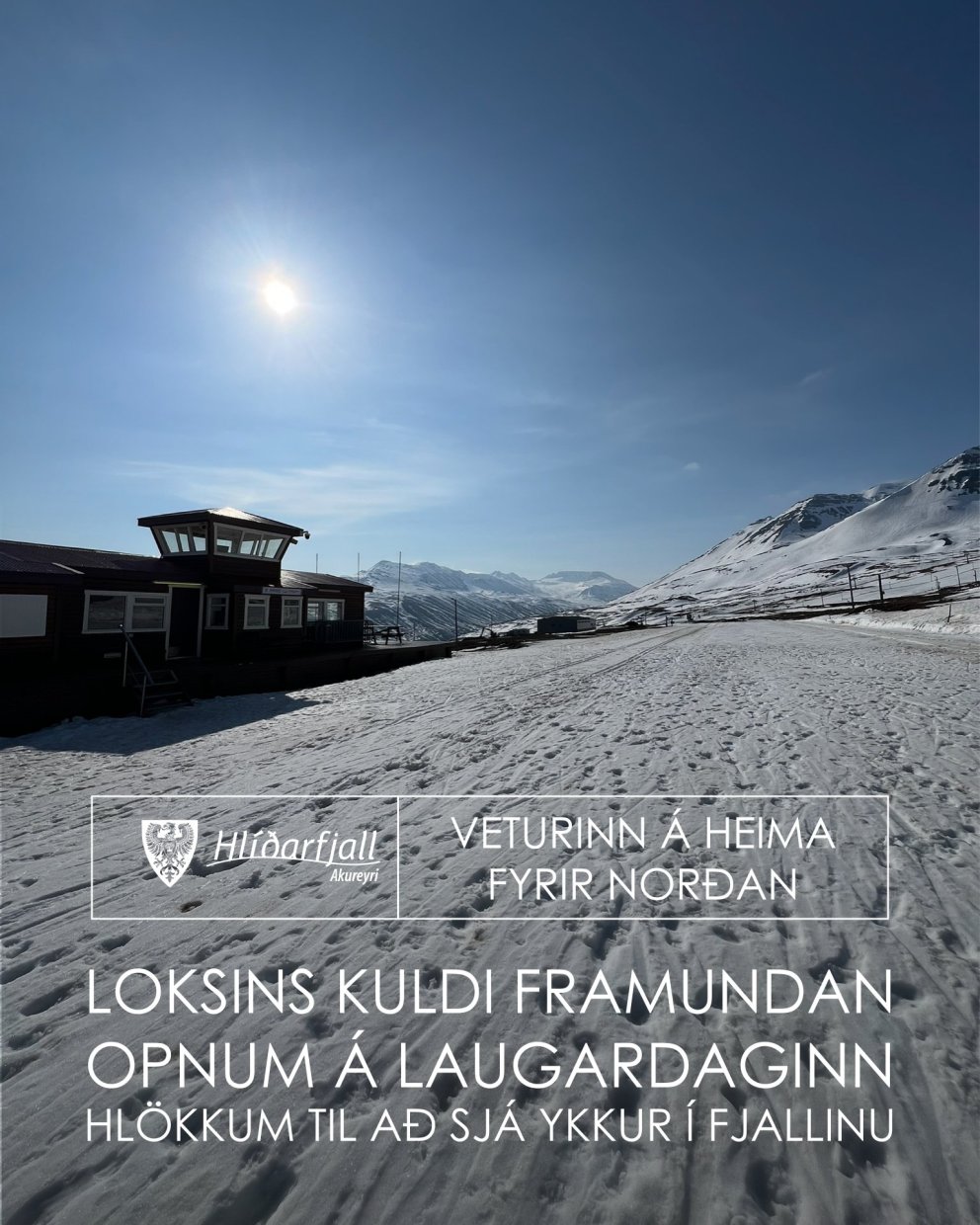 Opnum aftur á laugardaginn 12. apríl