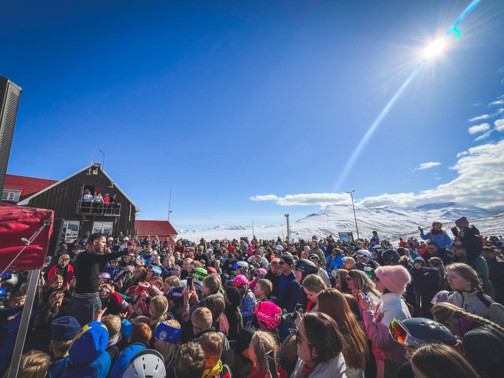 Aron Can í Hlíðarfjalli