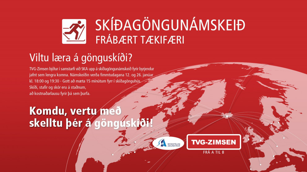 Viltu læra á gönguskíði?