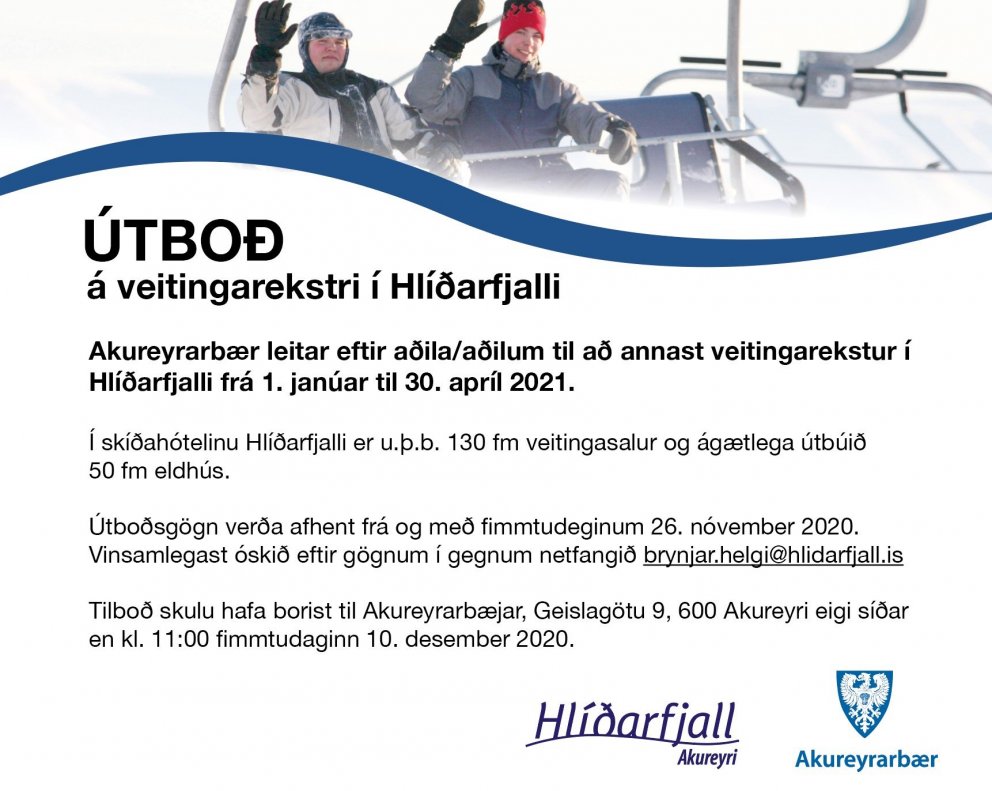 Útboð á veitingarekstri í Hlíðarfjalli